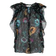 Zijden Multicolor Casual Blouse Dominique Top Ulla Johnson , Multicolo...