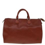 Pre-owned Leather louis-vuitton-bags Louis Vuitton Vintage , Brown , D...