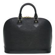 Pre-owned Leather louis-vuitton-bags Louis Vuitton Vintage , Black , D...