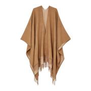 Stijlvol Logo Poncho Cape Jas Liu Jo , Brown , Dames