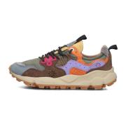 Kleurrijke Suède Sneakers Yamano 3 Uni Flower Mountain , Multicolor , ...