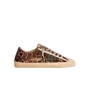 Panterprint Sneakers Golden Goose , Brown , Dames