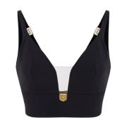 Stijlvolle TOP voor modeliefhebbers Elisabetta Franchi , Black , Dames