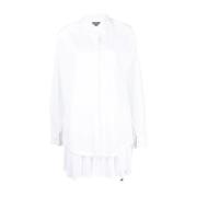 Witte Casual Shirt met Lange Mouwen Diesel , White , Dames