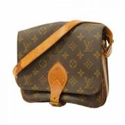 Pre-owned Fabric louis-vuitton-bags Louis Vuitton Vintage , Brown , Da...