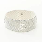 Pre-owned Metal bracelets Chanel Vintage , Gray , Dames