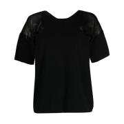 Zwarte Katoenen Casual Blouse Dkny , Black , Dames