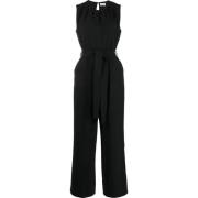 Zwarte Blazer Jumpsuit Polyester Elastaan P.a.r.o.s.h. , Black , Dames