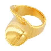 Vergulde Statement Ring Dansk Copenhagen , Yellow , Dames