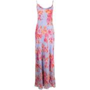 Elegante Maxi Slip Jurk Multicolor Andamane , Multicolor , Dames