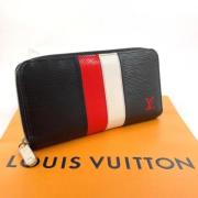 Pre-owned Leather wallets Louis Vuitton Vintage , Black , Dames