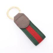 Pre-owned Canvas key-holders Gucci Vintage , Brown , Dames