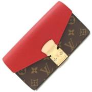 Pre-owned Fabric wallets Louis Vuitton Vintage , Red , Dames