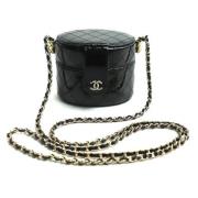 Pre-owned Leather crossbody-bags Chanel Vintage , Black , Dames