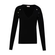 Geknoopte Shirt Liu Jo , Black , Dames