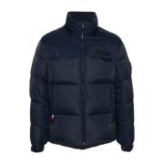 Blauwe Pufferjas Tommy Hilfiger , Blue , Heren