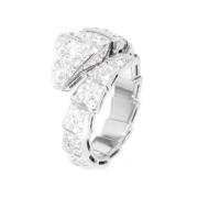 Pre-owned White Gold rings Bvlgari Vintage , Gray , Dames