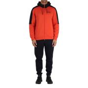 Sportieve Hoodie en Joggingbroek Set Emporio Armani EA7 , Orange , Her...