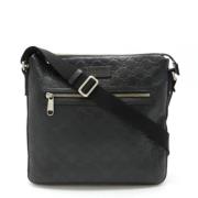 Pre-owned Leather shoulder-bags Gucci Vintage , Black , Dames