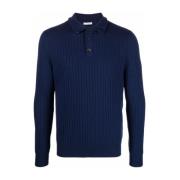 Blauwe Cashmere Casual Sweater Malo , Blue , Heren