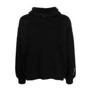 Casual Zwarte Katoenen Hoodie Axel Arigato , Black , Dames