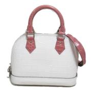 Pre-owned Canvas louis-vuitton-bags Louis Vuitton Vintage , White , Da...