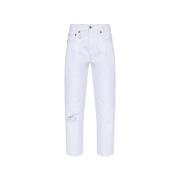 Jeans met logo R13 , White , Dames