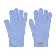 Warm Gebreide Handschoenen met Ribboorden Barts , Blue , Dames