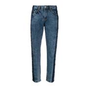 Casual Straight Blauwe Jeans Philipp Plein , Blue , Dames