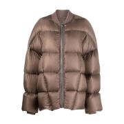 Bruine Puffer & Donsjas Rick Owens , Brown , Dames