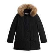 Arctic Parka met bont capuchon Woolrich , Black , Dames