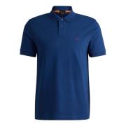 Korte Mouw Polo Shirts Collectie Hugo Boss , Blue , Heren