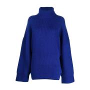 Blauwe Casual Wollen Sweater Grace The Attico , Blue , Dames