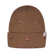 Gebreide Vinson Beanie Muts Barts , Brown , Heren