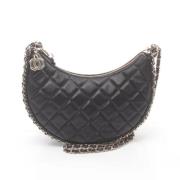 Pre-owned Leather chanel-bags Chanel Vintage , Black , Dames