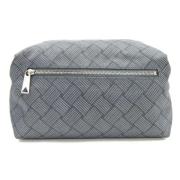 Pre-owned Fabric clutches Bottega Veneta Vintage , Gray , Dames