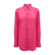 Casual Roze Overhemd Lange Mouwen JW Anderson , Pink , Dames