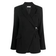 Elegante Zwarte Blazer Simkhai , Black , Dames