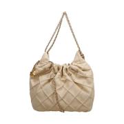 Vanilla Soft Serve Mini Hobo Tas Tory Burch , Beige , Dames