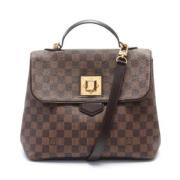 Pre-owned Canvas handbags Louis Vuitton Vintage , Brown , Dames