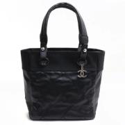 Pre-owned Canvas chanel-bags Chanel Vintage , Black , Dames