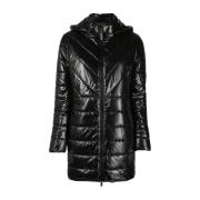 Zwarte Gewatteerde Puffer & Donsjas Calvin Klein , Black , Dames