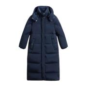 Aurora Long Parka Blue Woolrich , Blue , Dames