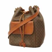 Pre-owned Leather shoulder-bags Celine Vintage , Brown , Dames