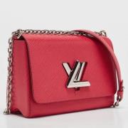 Pre-owned Leather shoulder-bags Louis Vuitton Vintage , Pink , Dames