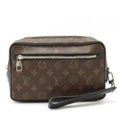 Pre-owned Canvas clutches Louis Vuitton Vintage , Brown , Dames