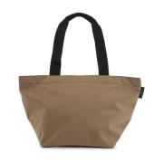 Kleur Blok Nylon Tote Tas Hervé Chapelier , Beige , Dames