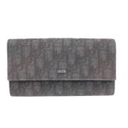 Pre-owned Fabric wallets Dior Vintage , Black , Dames