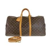 Pre-owned Canvas louis-vuitton-bags Louis Vuitton Vintage , Brown , Da...