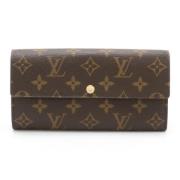 Pre-owned Canvas wallets Louis Vuitton Vintage , Brown , Dames